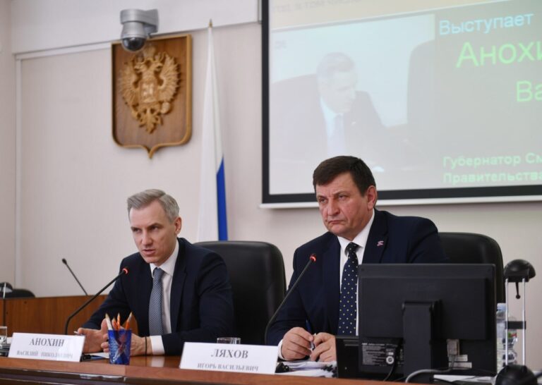 Василий Анохин в Смоленской областной Думе представил отчет об итогах работы Правительства региона за 2024 год 